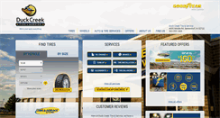 Desktop Screenshot of duckcreektire.com