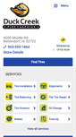 Mobile Screenshot of duckcreektire.com